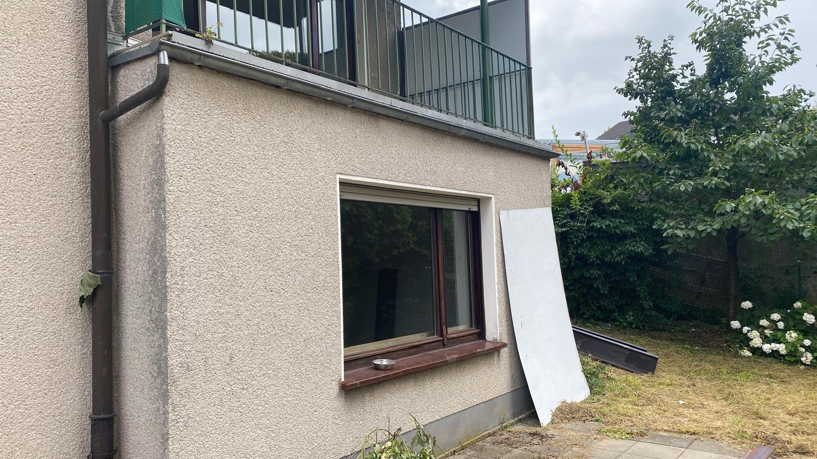 Außenansicht vor Beginn der Umbauarbeiten.